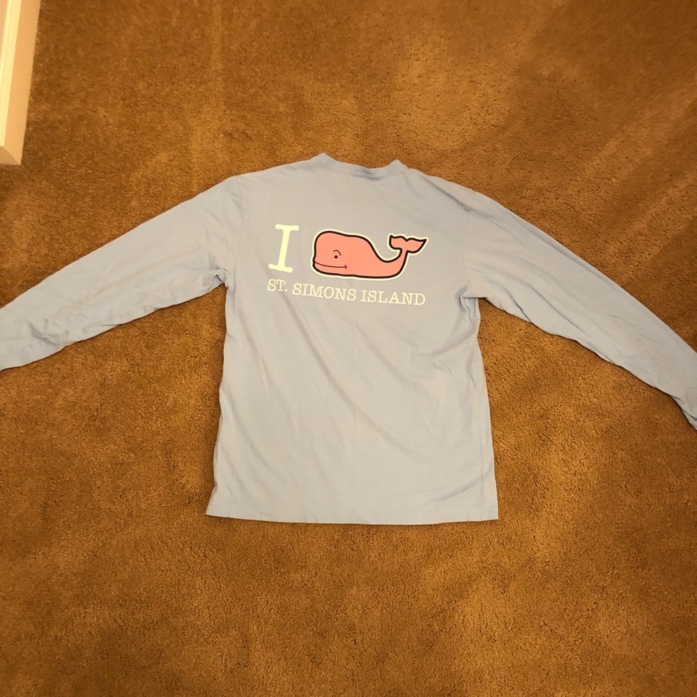Vineyard Vines Blue SSI Tee, Men’s XS